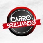 carro brilhando logo